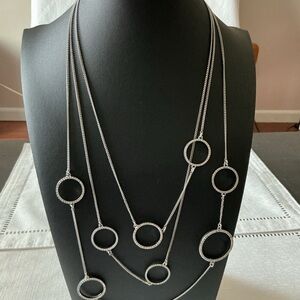 Loft Vintage Silver Tone Necklace